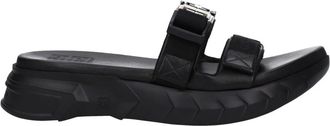 Givenchy Fabric Slippers - Heren - Sandalen - Zwart - 40 EU - Schoenen