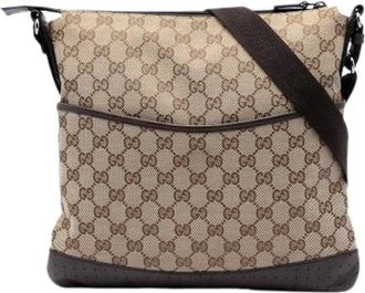 Gucci Borsa a tracolla Pre-owned in tela - - Pre-owned - Donna - Beige - ONE SIZE