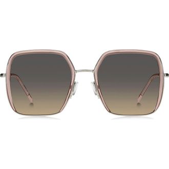 BOSS 55mm Oversize Square Sunglasses in 08Kb-Pr at Nordstrom Rack