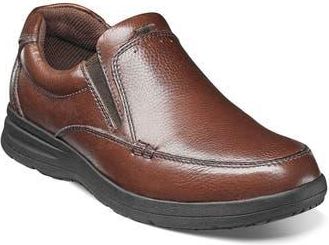 Nunn Bush Cam Moc Toe Slip-On in Cognac Tumble at Nordstrom Rack, Size 11.5
