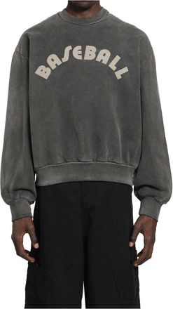 Fear of God Baseball Classic Fit Half Raglan Sweatshirt - Heren - Sweatshirts - Grijs - XL - Katoen - Hoodies & sweatvesten