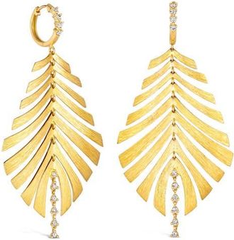 Hueb Bahia Estelar Diamond Drop Earrings in Yellow Gold at Nordstrom