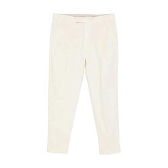 Pantaloni Torino Pantaloni Sartoriali a Gamba Dritta con Pinces - - Trousers - Uomo - Bianco - S