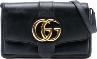 Gucci Pre-owned Cross Body Bags, female, Black, Size: ONE SIZE Pre-owned Vintage Cross Body Bag