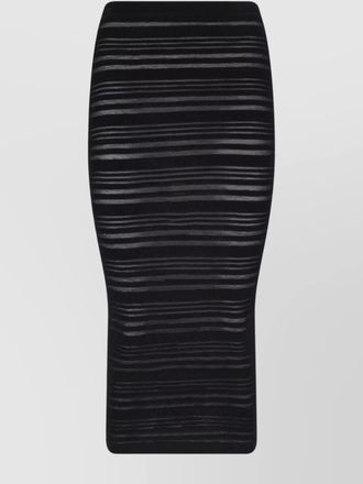 Andreadamo knee length skirt elastic waistband