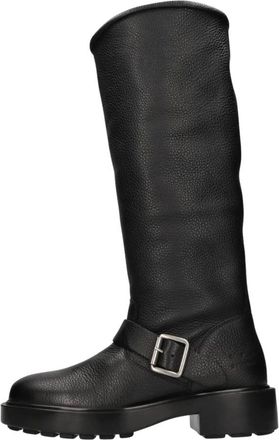 Copenhagen Schoenen, Dames, Zwart, 39 EU, Leer, Cph 441 Leren Hoge Laars