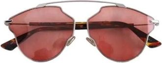 Dior Pre-owned Vintage Zonnebril - Dames - Vintage Accessoires - Bruin - ONE Size - Vintage