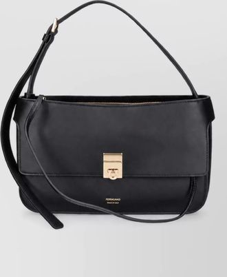 Ferragamo mini calf leather clutch bag