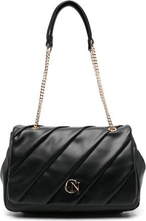 Cafènoir quilted chain shoulder bag - women - Artificial Leather - One Size - Black