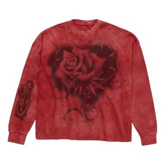 Travis Scott Cactus Jack by Travis Scott x Nike Tie Dye Thermal Rhinestone Long-Sleeve Red 01945-1SS2604CJBTSX-RED-209