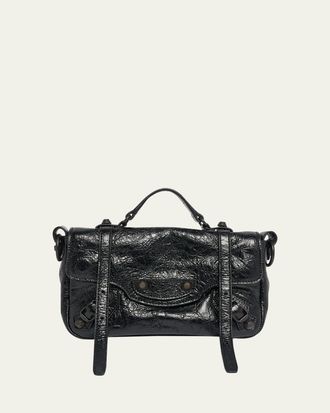 Balenciaga Le City Leather Crossbody Bag