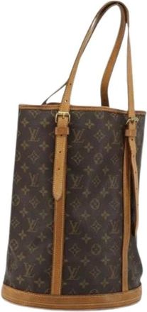 Louis Vuitton Pre-owned Bucket Bags, female, Brown, Size: ONE SIZE Pre-owned Vintage Monogram Bucket Bag