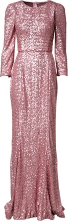 Dolce & Gabbana Womens Mermaid Gown Pink