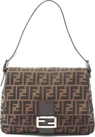 Fendi Borsa a spalla Mamma con monogramma - Marrone
