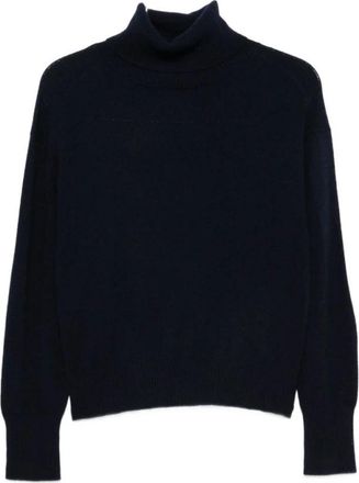 Semicouture Dalia K680 - Dames - Coltruien - Blauw - L - Nylon - Truien & Vesten