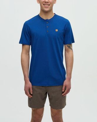 tentree Baker Henley in Nightfall at Nordstrom, Size Xx-Large