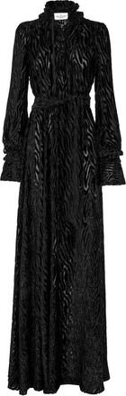 Philipp Plein Chiffon Gipsy Jurk - Dames - Avondkleed - Zwart - M - Chiffon - Kleedjes