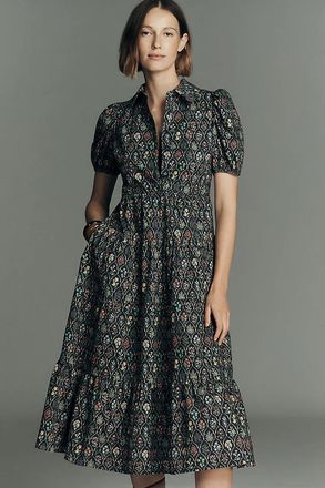 Anthropologie English Factory Floral Shirtdress