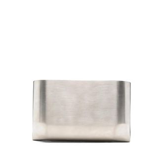 Rick Owens Sculptural Brushed-finish Clutch Bag