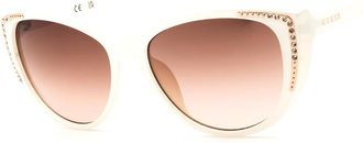 Guess GO00006 21F Womens Sunglasses White Size 56