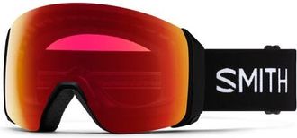 Smith 4D MAG XL Low Bridge Fit ChromaPop Snow Goggles in Black /Photochromic Red at Nordstrom, Size Medium