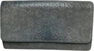Celine Pre-owned Wallets, female, Blue, Size: ONE SIZE Pre-owned Leather Wallet