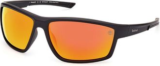 Timberland TB9287 Polarized 02D Mens Sunglasses Black Size 65