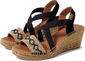 Toni Pons Susa-BN Womens Sandals Black : EU 41 (US Womens 9.5-10) M, Textile