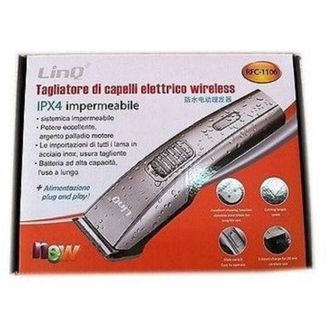 Trade Shop Trade Shop - Rasoio Elettrico Taglia Capelli Regola Impermeabile Ricaricabile Linq Rfc-1106