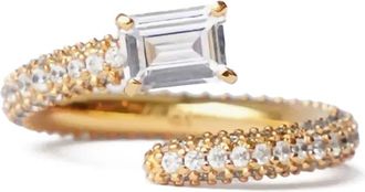 Izabel Display Anello The Twist con zircone - Bianco