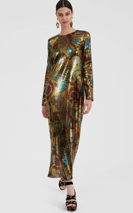 La DoubleJ Swank Dress in Sicomore Gold at Nordstrom, Size X-Small It