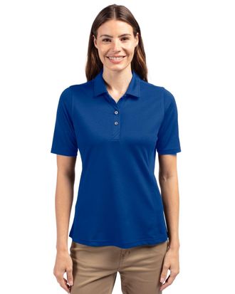 Cutter & Buck Virtue Eco Pique Recycled Womens Polo Shirt