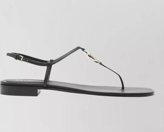 Gucci leather thong sandals