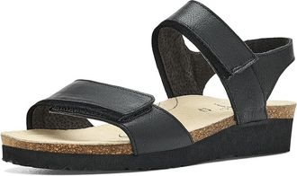 Naot Aisha Arch Pro Womens Wedge Shoes Black Leather/Black Suede : EU 41 (US Womens 10) M