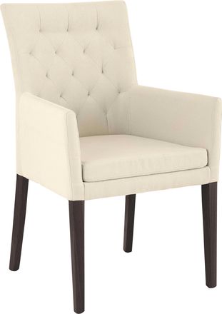 HOME AFFAIRE Armlehnstuhl »Colorado« () 1 Stk.Beine aus massiver Buche, wengefarben lackiert