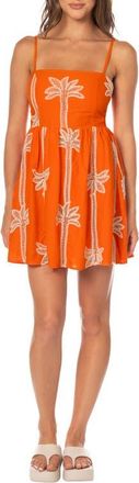 Maaji Tangerine Tropics Emiliana Cover-Up Dress in Orange at Nordstrom, Size Medium