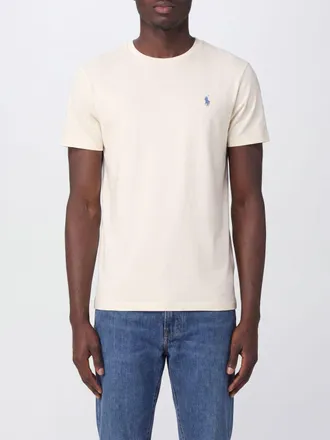 Polo Ralph Lauren T-shirt slim fit in cotone con logo ricamato e girocollo