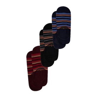 Paul Smith Socks, male, Multicolor, Size: ONE SIZE Signature Stripe Loafer Socks Set