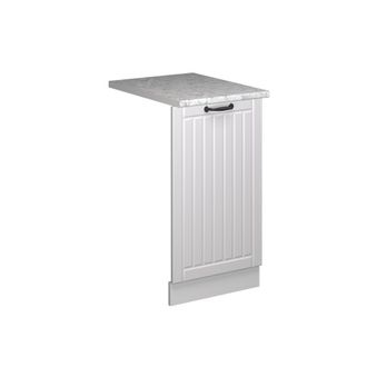 Vicco Panel Frontal Del Lavavajillas Fame-line, Blanco Casa De Campo, 45 Cm, Et M&aacute;rmol Vicco