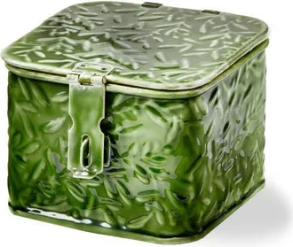 Tag Botanical Trinket Box Decorative Enamel for Christmas Green at Nordstrom