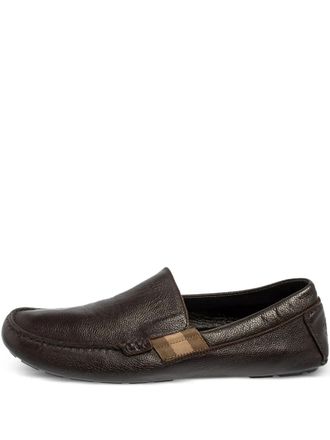 Gucci leather loafers - Brown