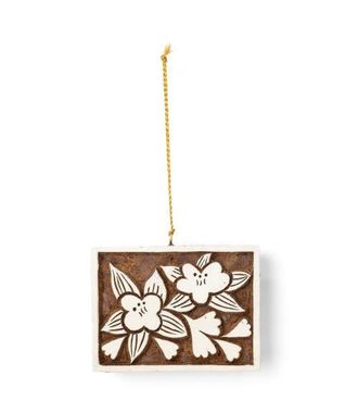 Matr Boomie Colorado State Blue Columbine Ornament in Natural at Nordstrom