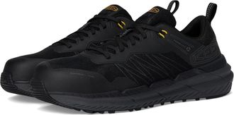 Keen Womens Keen Speedworks 1030300 Black Gray Carbon Toe EH Work Shoes HAWK2466