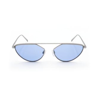 DKNY Ladies Silver Tone Cat Eye Sunglasses DK109S-1