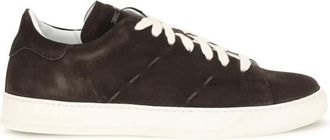 Kiton Brown Suede Sneakers