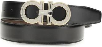 Ferragamo Bos Taurus Regular Belt - Heren - Riemen - Zwart - ONE Size - Leer - Accessoires