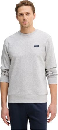 Hackett Logo-patch Sweatshirt - Heren - Sweatshirts - Grijs - M - Katoen - Hoodies & sweatvesten
