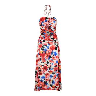 Nineminutes jurk vrouw - Dames - Casual kleedjes - Veelkleurig - XL - Polyester - Kleedjes