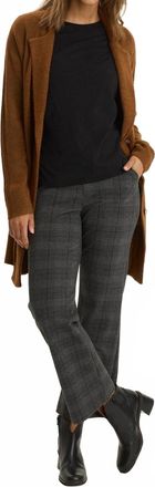 Xcvi Linus Flare Pants In Charcoal