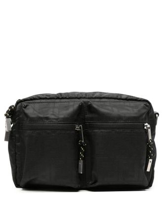Fendi Black FF Light Medium Crossbody Bag